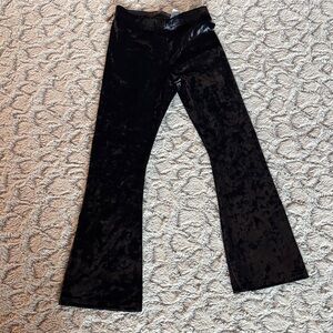 Old Navy Kids Black Velvet Leggings